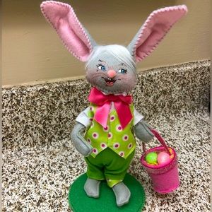 ❌SOLD❌2021 RARE GRAY easter annalee bunny